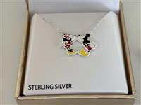 Collana Disney Bambino DISNEY PREZIOSI PER BAMBINI IN ARGENTO MICKEY e MINNIE MOUSE in Argento NS00030SL-157.CS